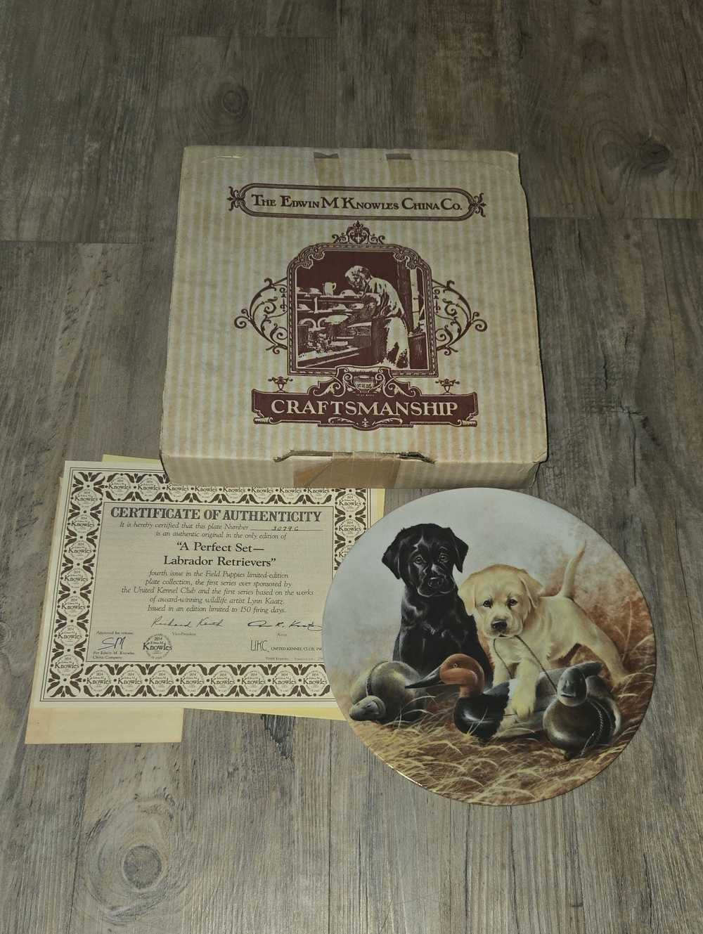 Edwin M Knowles - A Perfect Set - Labrador Retrievers
